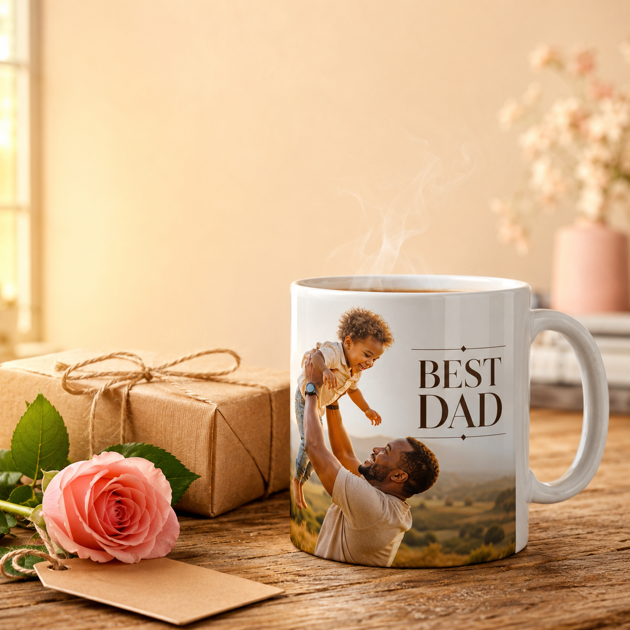 Personalised photo mug by Print Rose